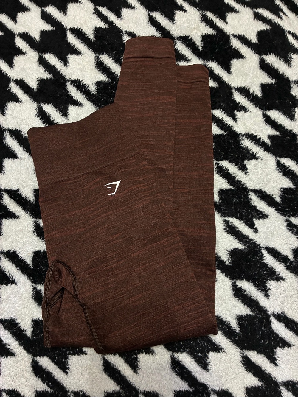 Gymshark Chocolate Brown Seamless Leggings – Estimated XS